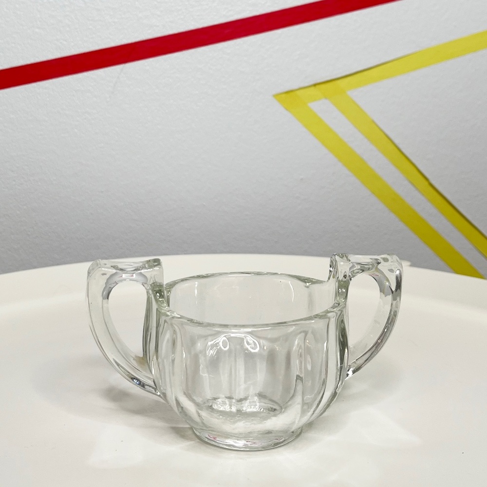 Glass Double Handle Cup